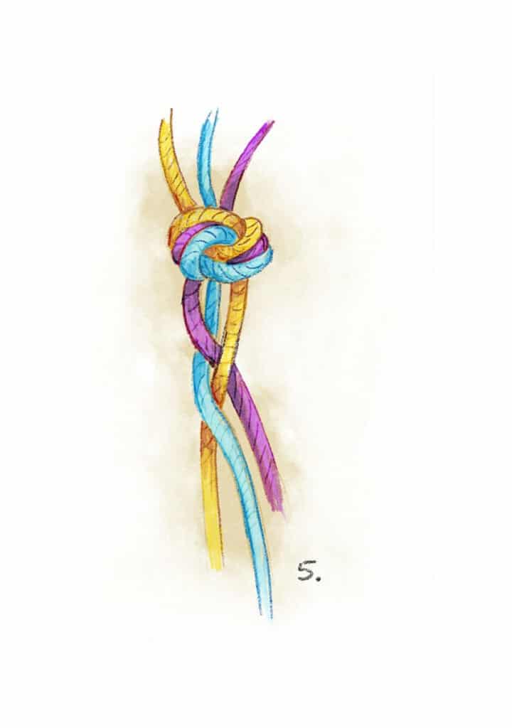 Freundschaftsbänder Anleitung Schritt 5