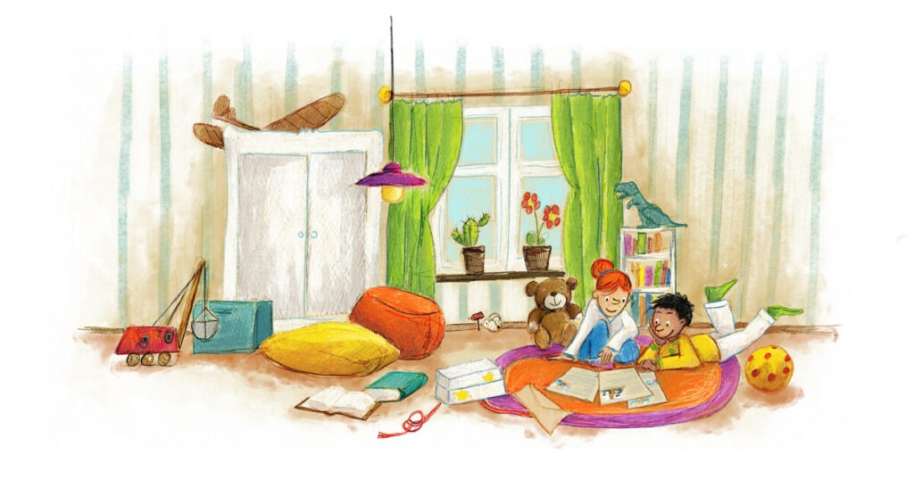 Kinderzimmer von Briefe für dich - Geschenk für Kinder von 5 - 10 Jahren